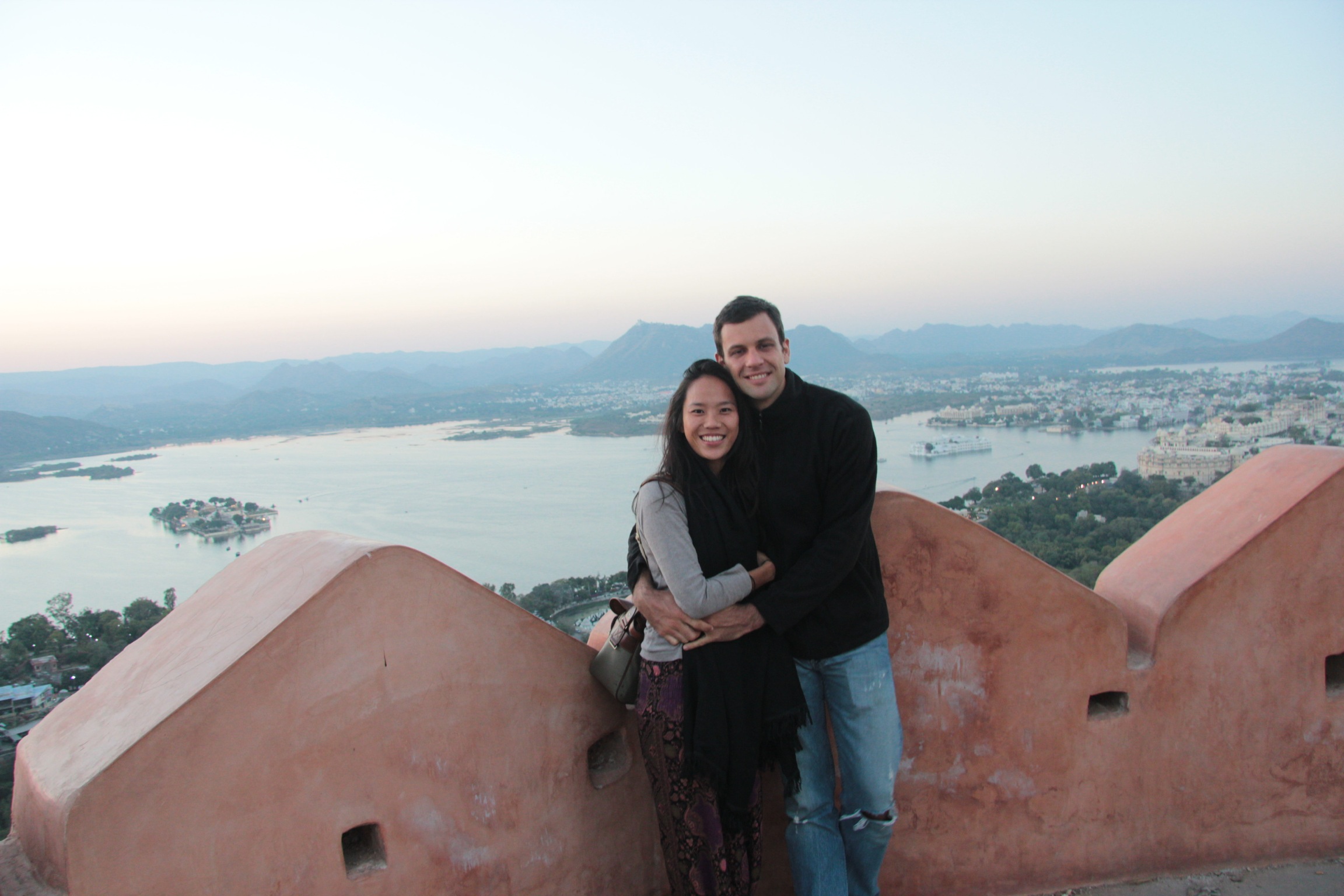 Lookout point in Udaipur