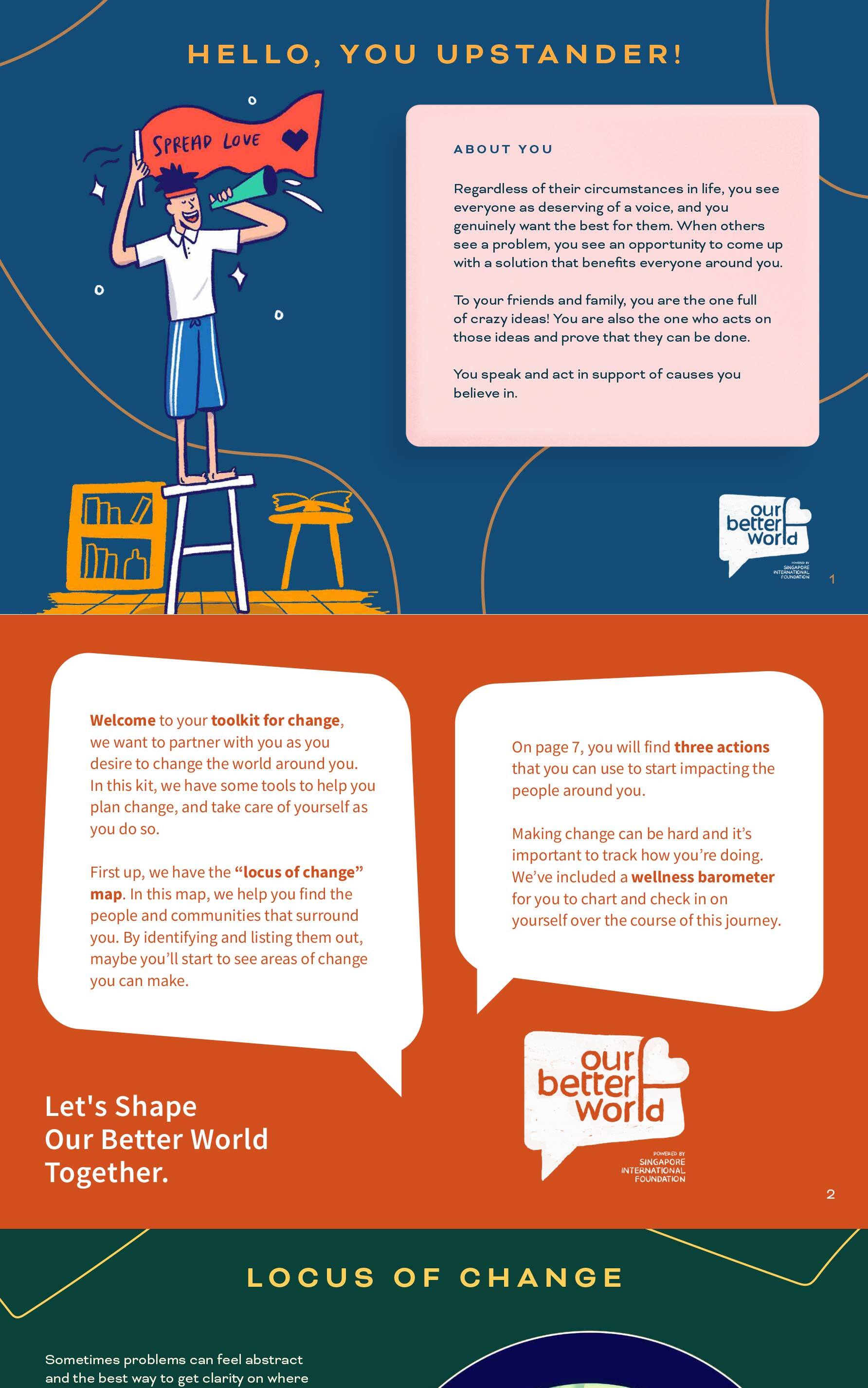Shape our better world as an Upstander