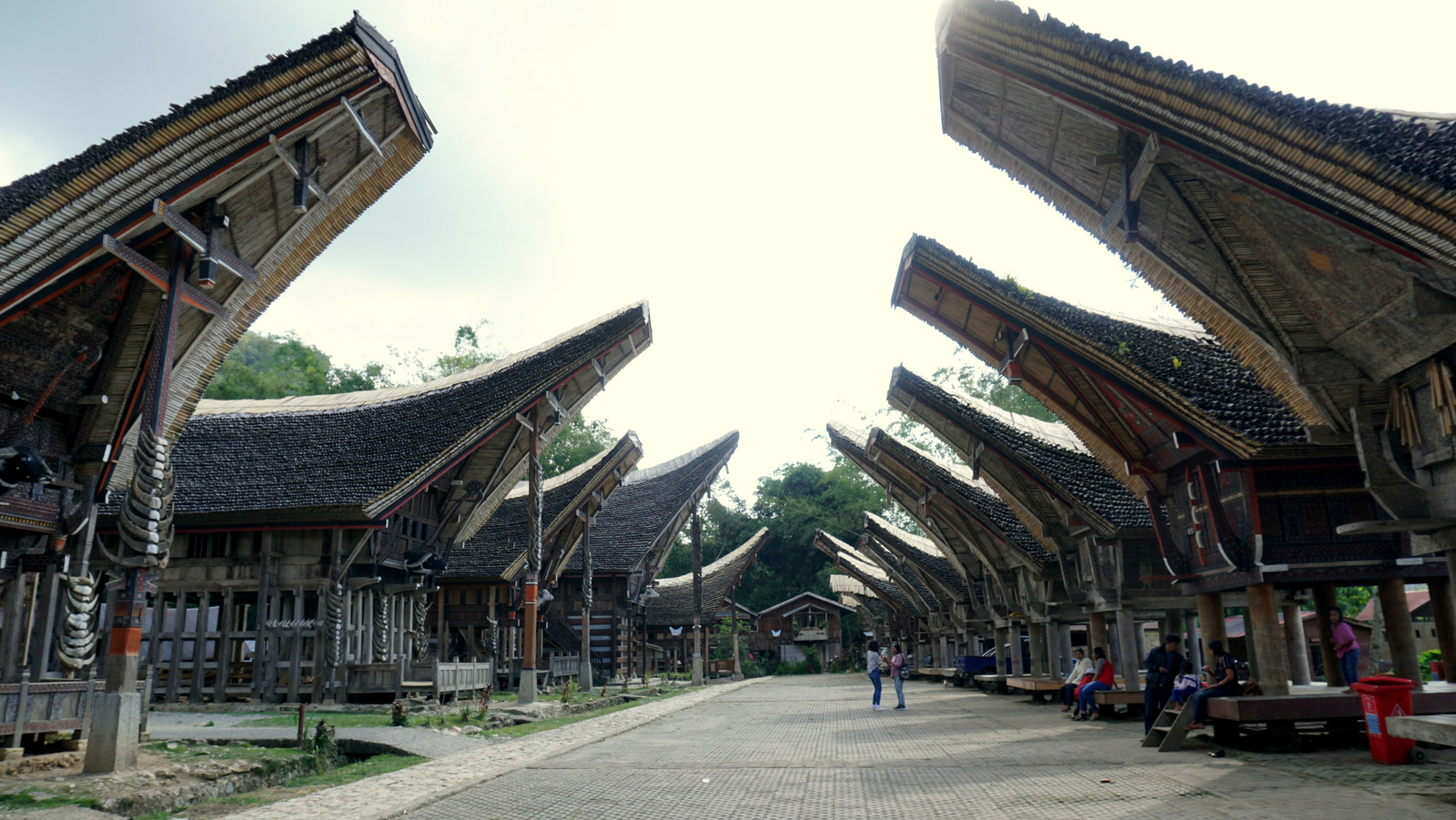 Welcome to Tana Toraja, where villages like this one have preserved their distinctively-roofed ancestral houses, called tongkonan. In line with tradition, the houses face rice barns. Photo by Upneet Kaur-Nagpal