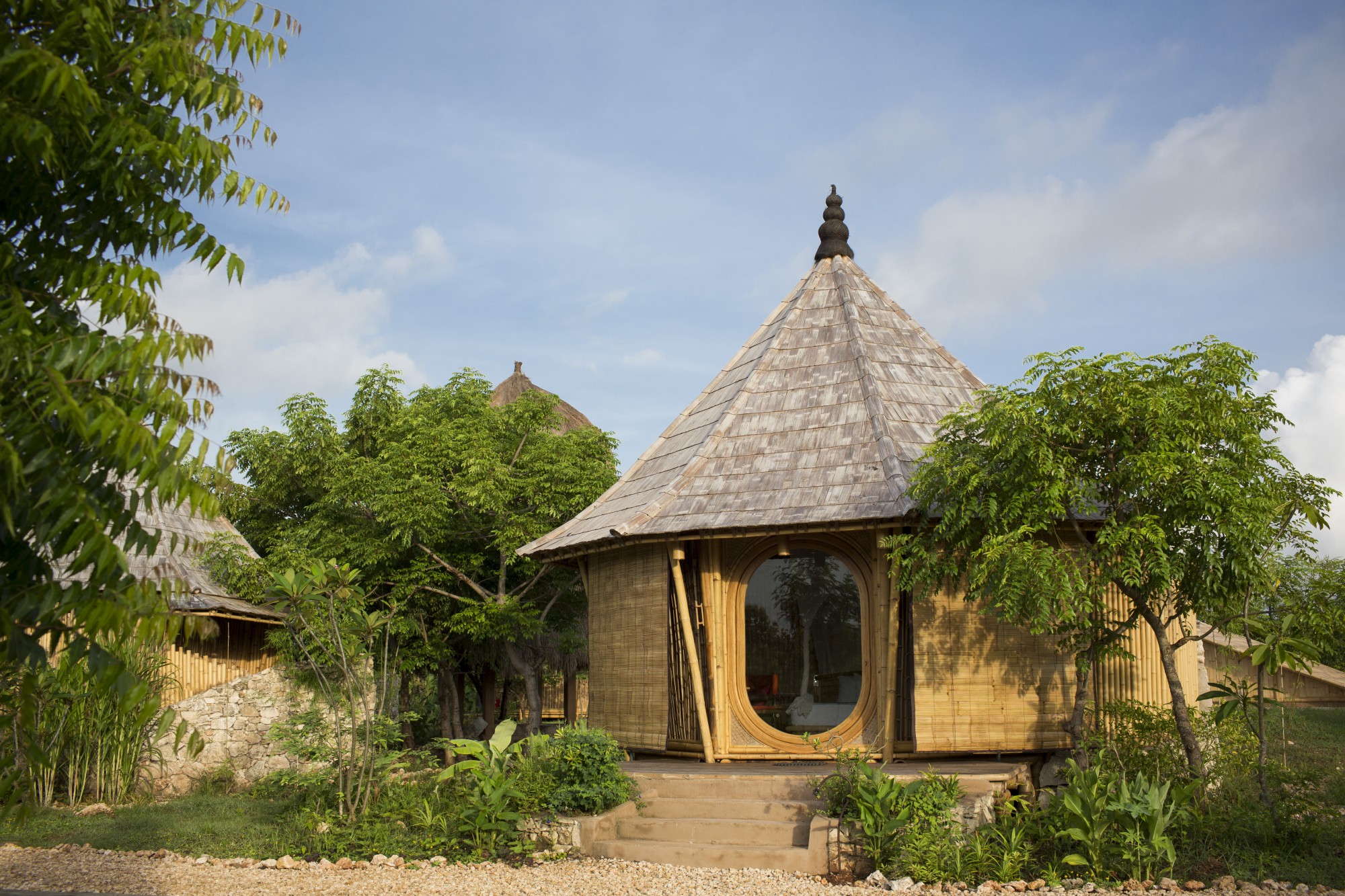 Rise to a beautiful morning in a bamboo villa on Sumba island! Photo by Grace Baey