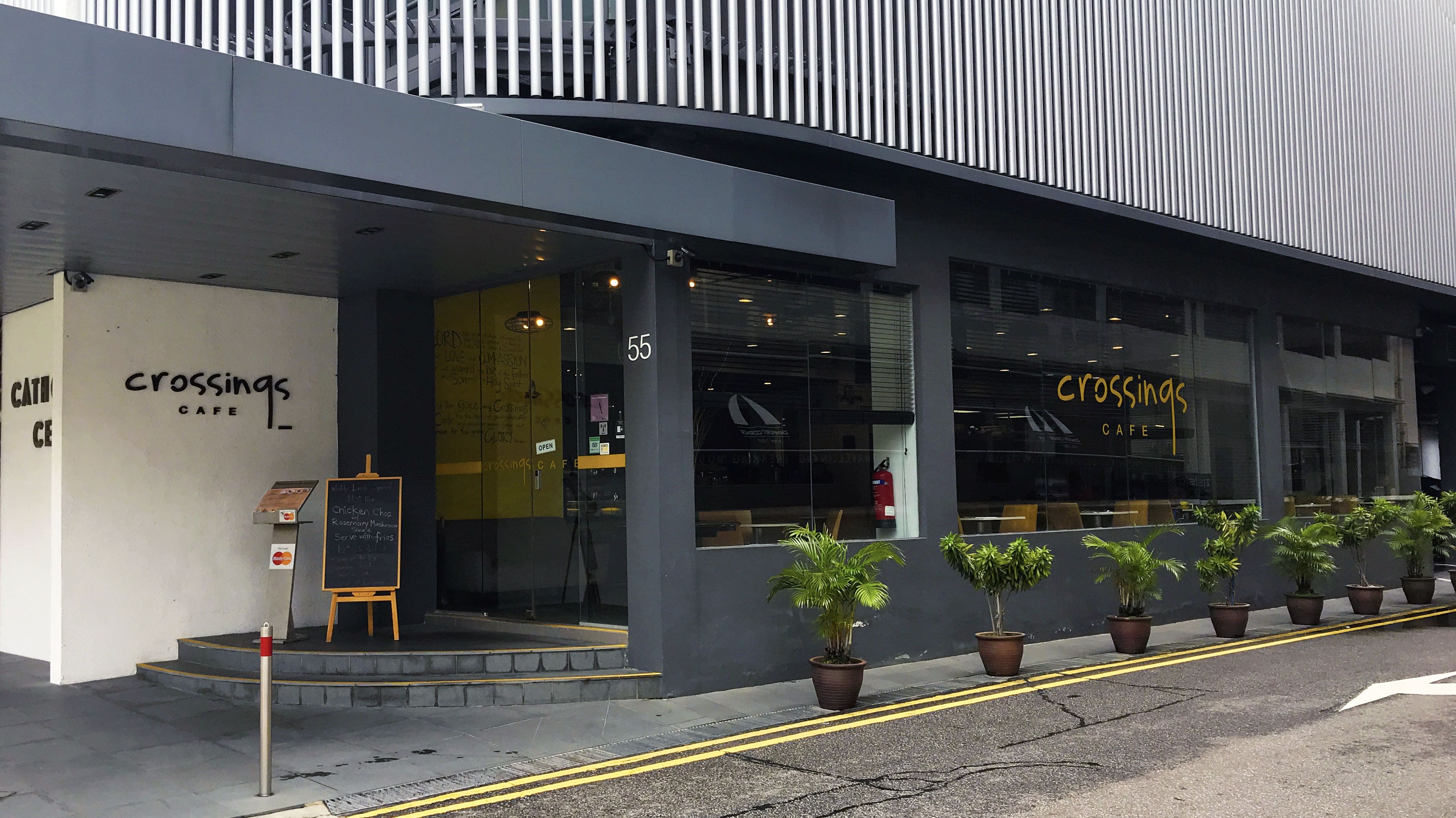 Tucked away in the Catholic Centre on Waterloo Street is Crossings Cafe, which serves affordable fusion cuisine. The social enterprise eatery employs people from disadvantaged backgrounds and donates its proceeds to charity. Photo by Joanne Yip