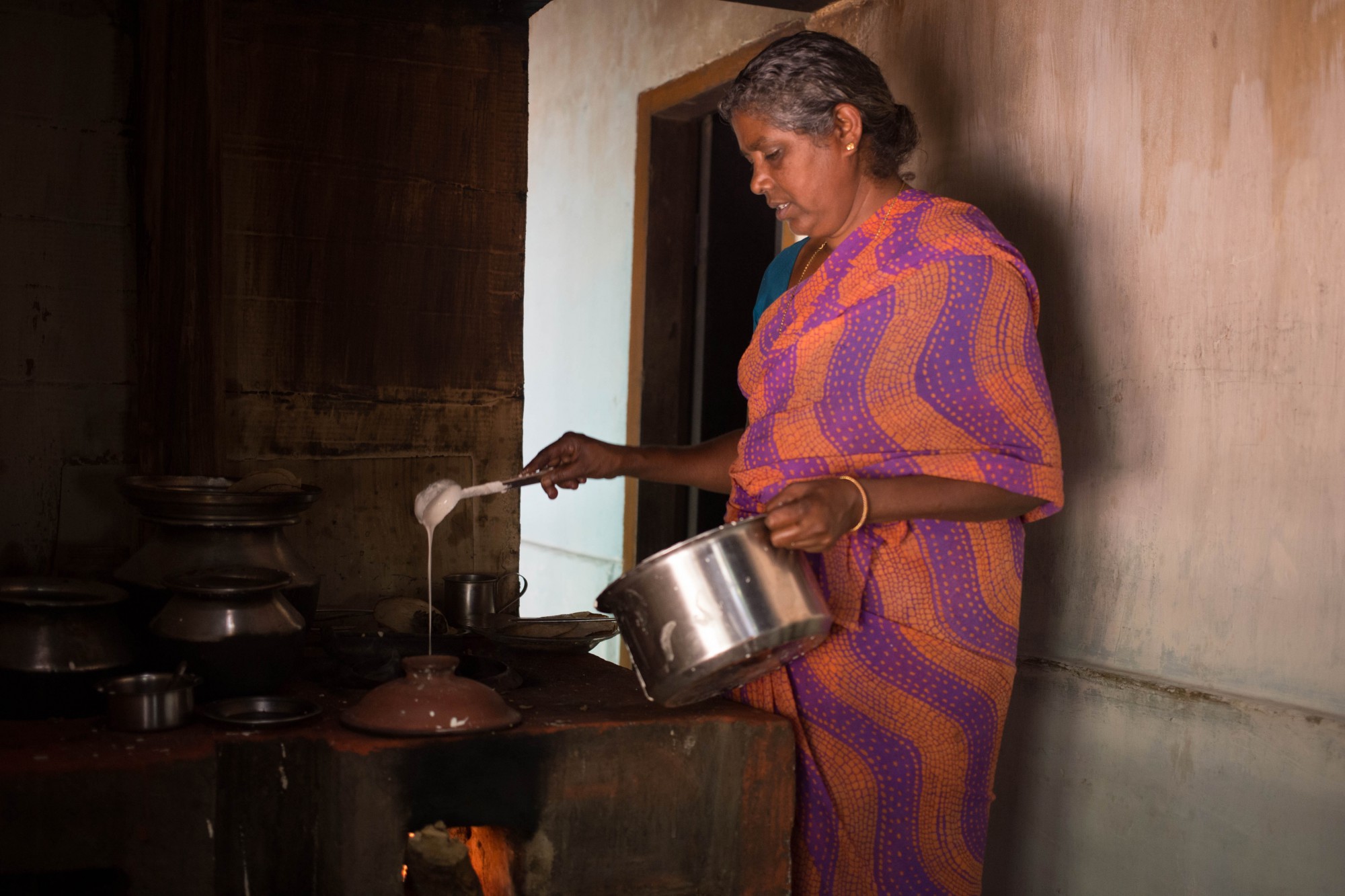 Kesavan’s wife, Sumathi learned to cook from her mother, who also loved to feed people and passed down all the special family recipes to her daughter.