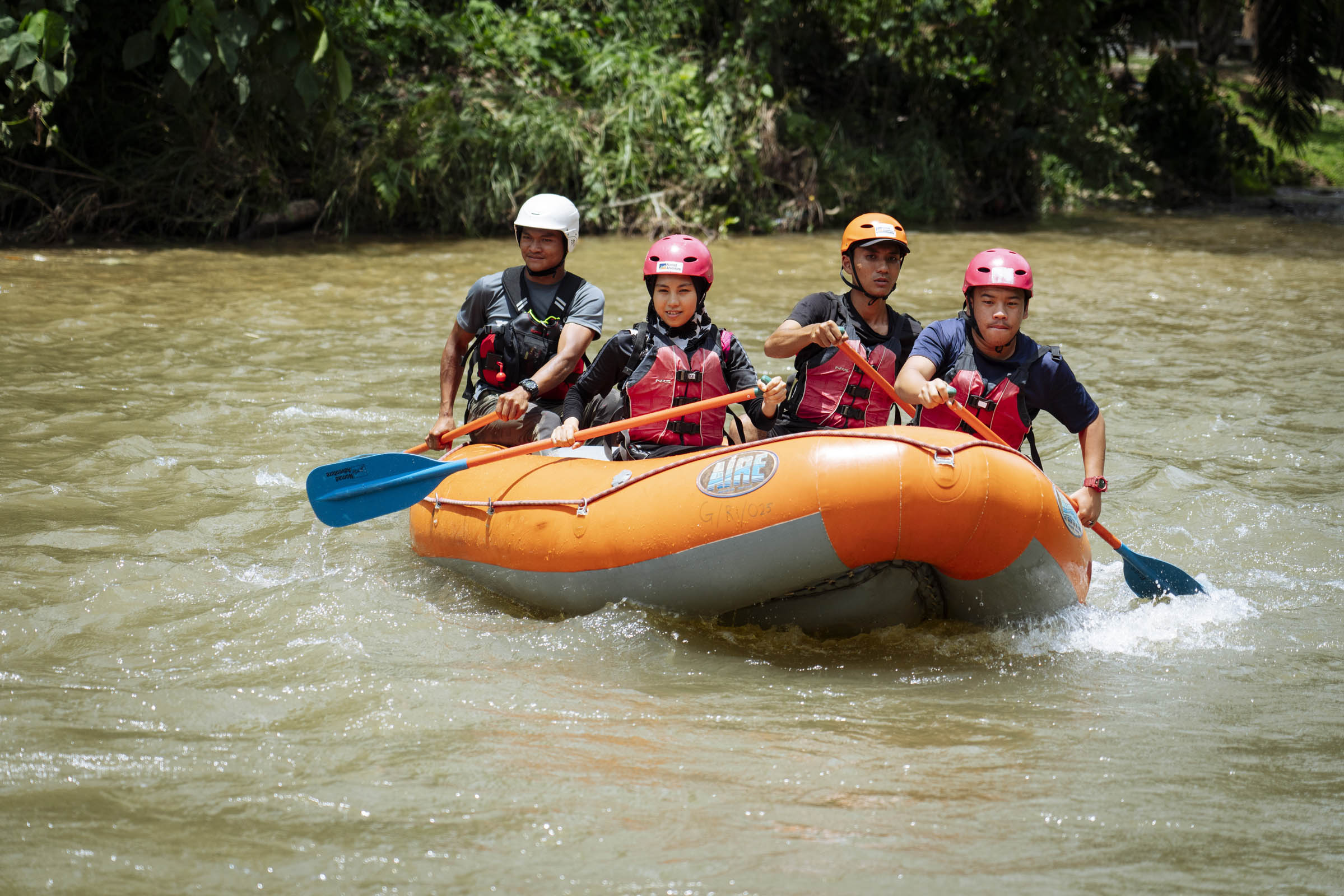 Flat water rafting with Nomad. Photo by Teoh Eng Hooi.