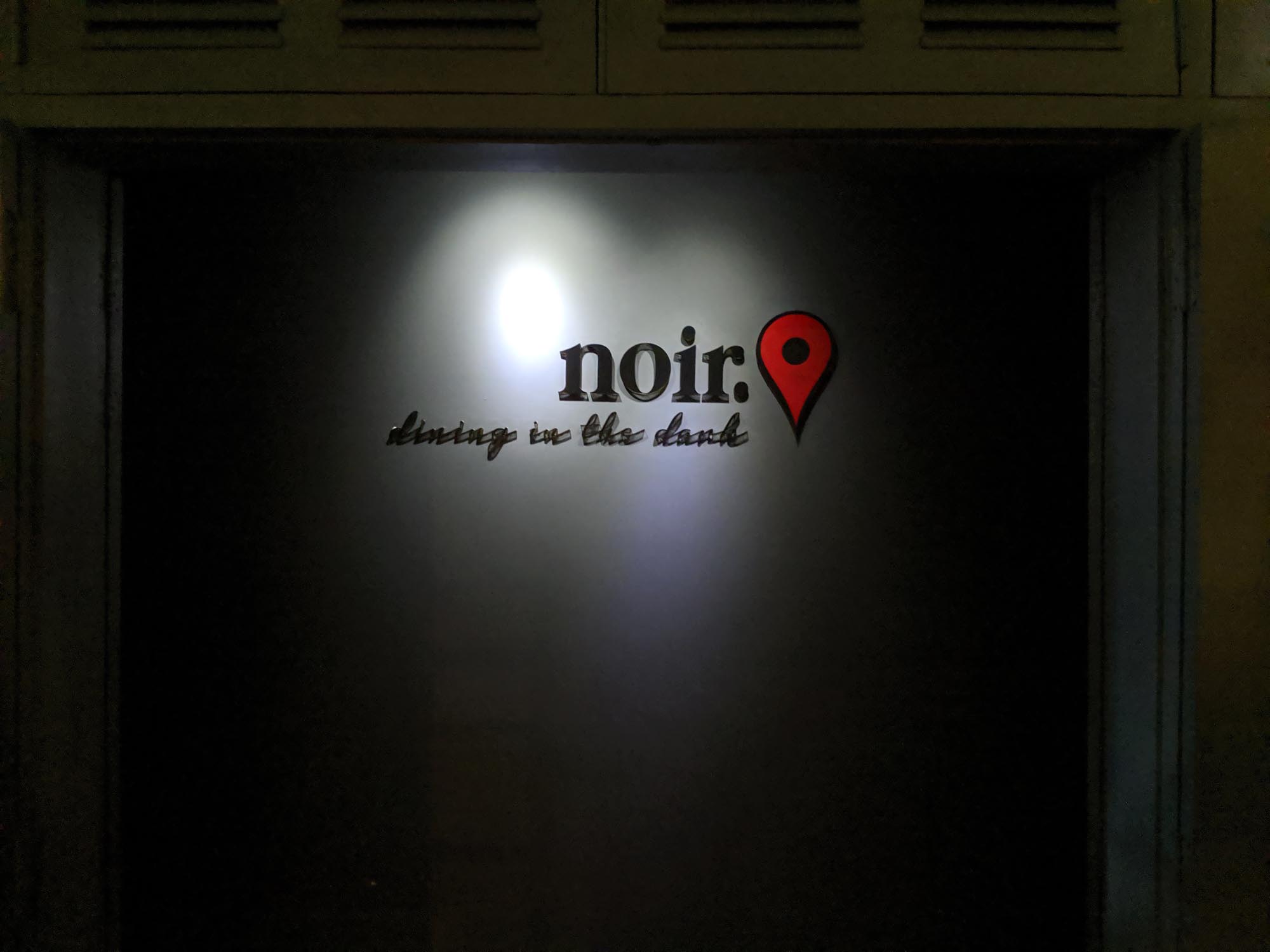 Dine in the dark at Noir. Dining in the Dark restaurant to experience the world of someone with disabilities. Photo by Nam Quoc Tran