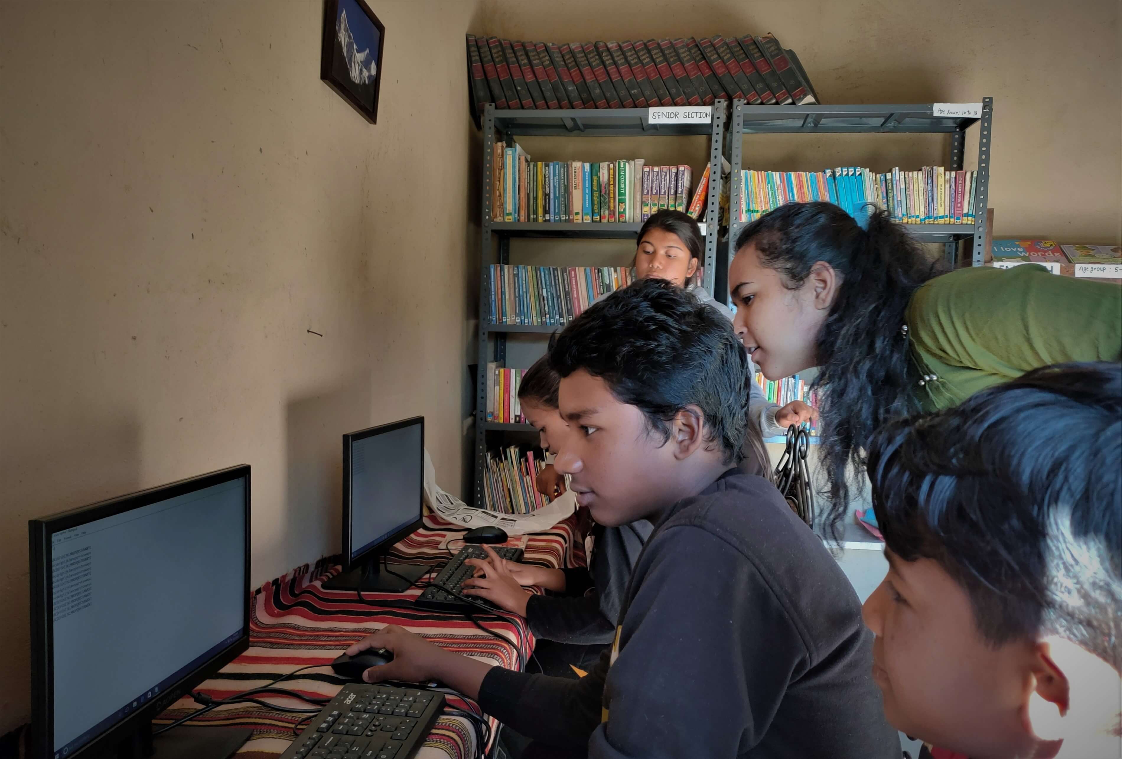 When the COVID-19 pandemic struck, tourism trickled to a halt, but Himalayan Ark remains bust supporting its community. A digital resource centre was set to enable children to keep up with their schooling. Photo by Kaushalya Arya