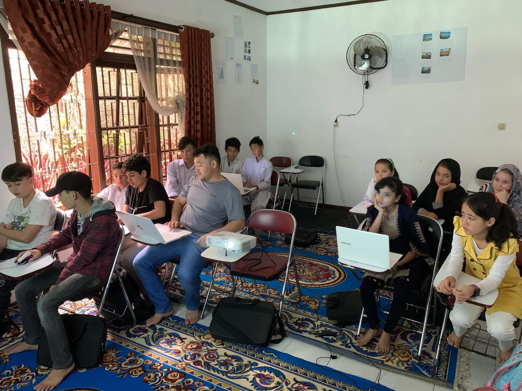 A computer class in session at RLC.