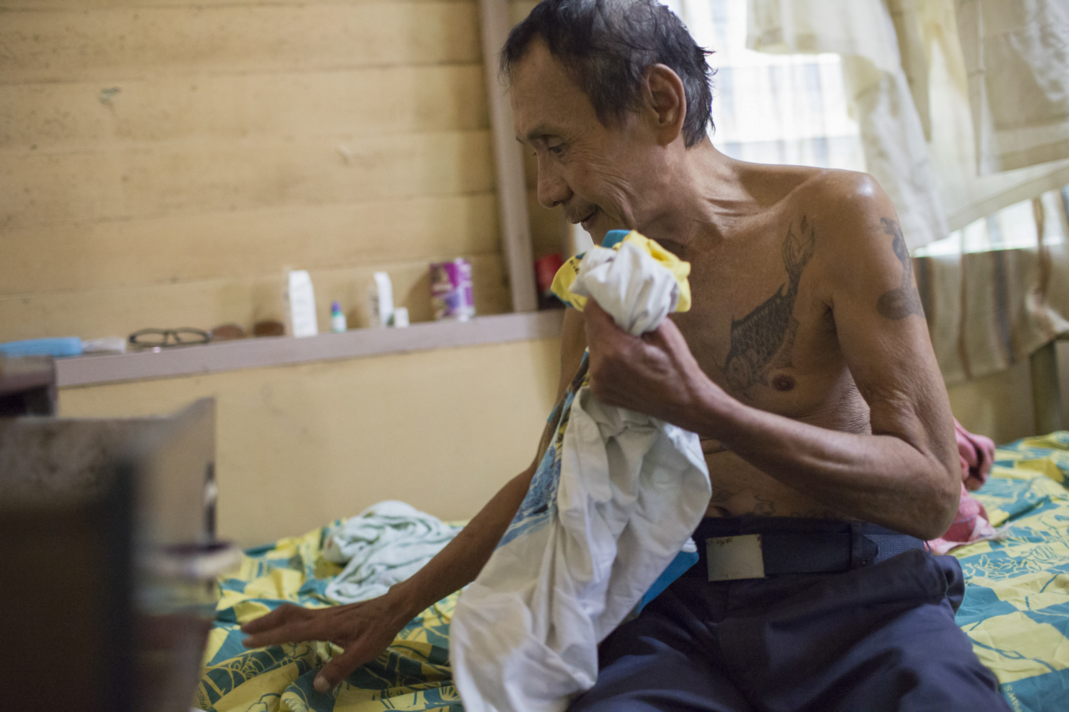 63 year-old Joseph is PLC’s longest staying resident, and everyone looks up to him. He shared a Chinese proverb saying, “No flower can stay in bloom for one hundred days,” signifying how nothing lasts in the drug world, and trouble will eventually come. He emphasised how it is important to love oneself to learn self-control and discipline.