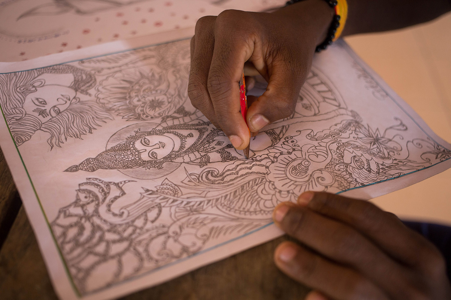 Arun loves to draw. He drew this illustration free-hand, and was very proud to show it off. Arun loves to draw. He drew this illustration free-hand, and was very proud to show it off.