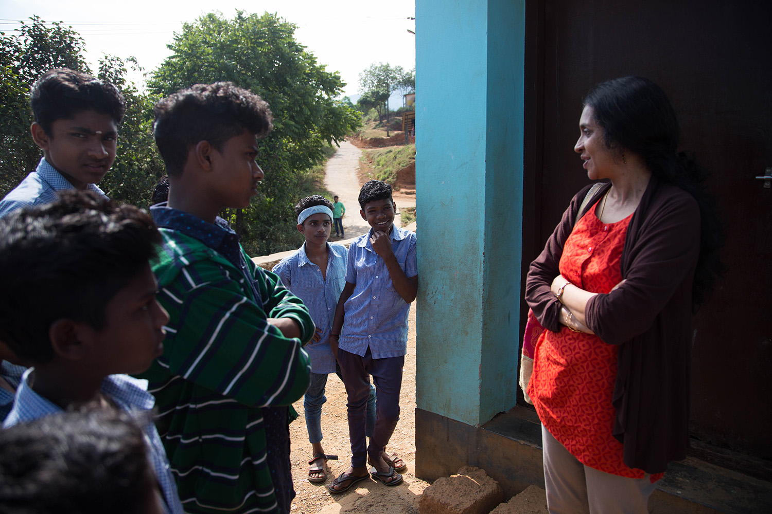 Amala is the founder of SaveAGram, a homestay initiative that supports the school. She encourages guests to spend time with the children so that they can learn from one another.