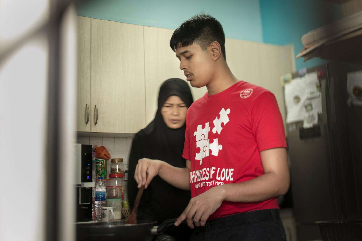 Ultimately, Adli and Nozilan hope for the Project to teach Luqman basic practical skills, and to help secure his future when they are no longer around. Ultimately, Adli and Nozilan hope for the Project to teach Luqman basic practical skills, and to help secure his future when they are no longer around.