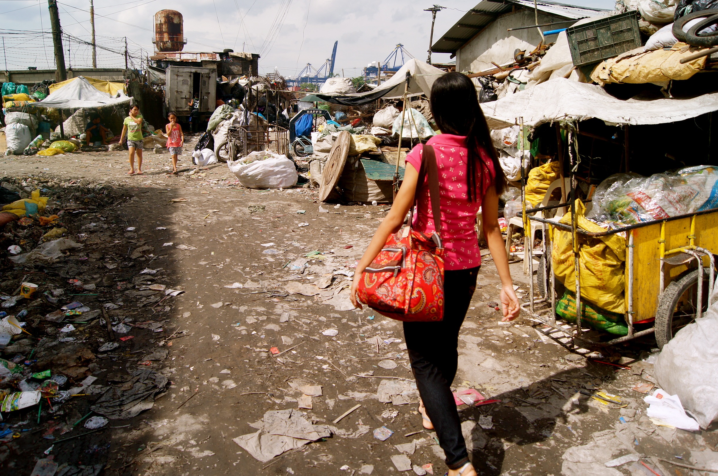 This is where 15-year-old Jessa Balote came from, a shanty town This is where 15-year-old Jessa Balote came from, a shanty town