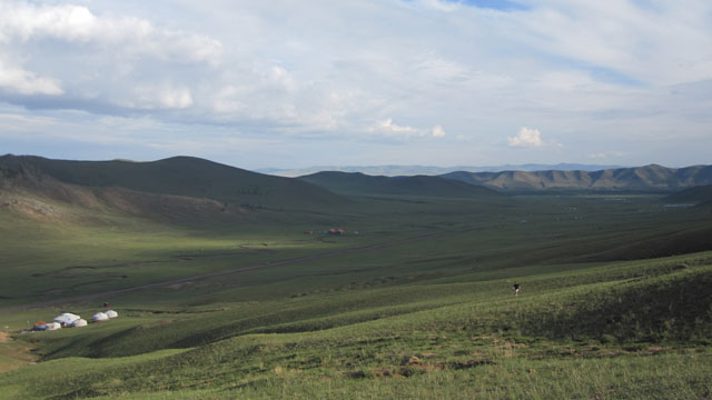 The mountains of Gorkhi-Terelj National Park...