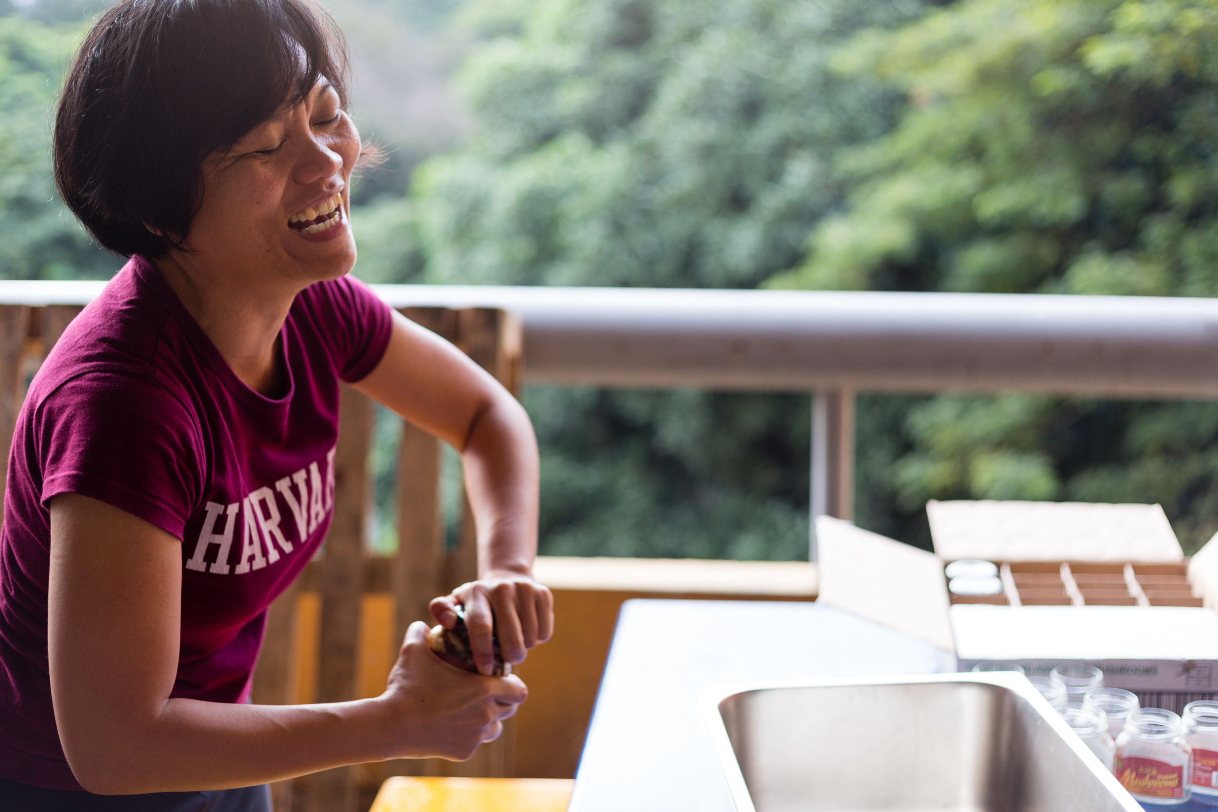 It's hard work, but there are laughs to be had as well, as Mai discovers when she has trouble opening a jar