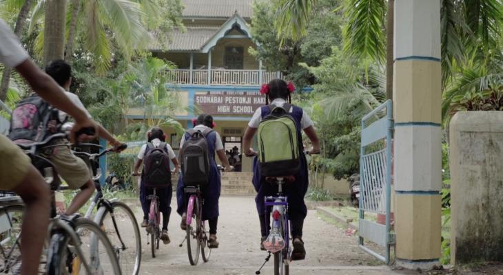 Bridging the education gap — with boats, bikes and books