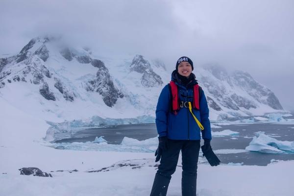 Foo Tun Shien at Antarctica