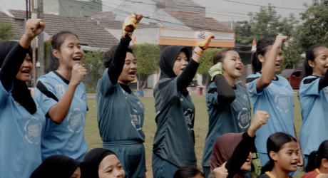GOAL! Jakarta street kids dream of World Cup glory