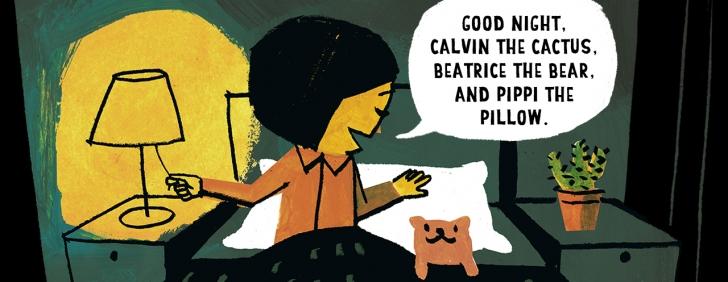 Life was great for her pillow. She called it Pippi Life was great for her pillow. She called it Pippi