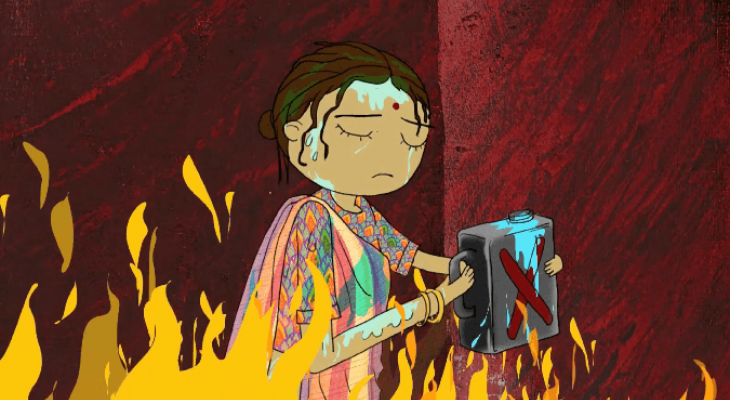 Pushed to the Edge, She Sets Herself Ablaze