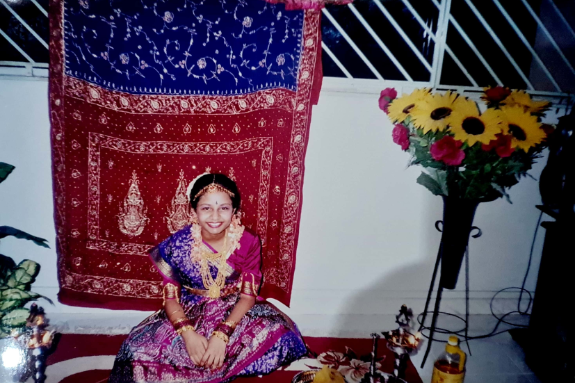 Aswani during her sadangu