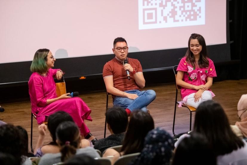 (L-R) Priyanka, Edwin and Sharon share their adverse childhood experiences