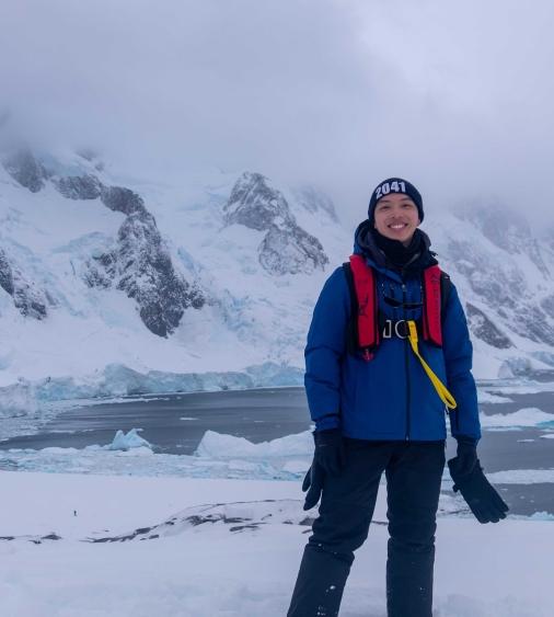 Foo Tun Shien at Antarctica