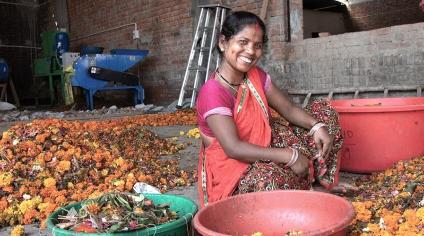 From “dirty” to dignified: These flowers transform lives 