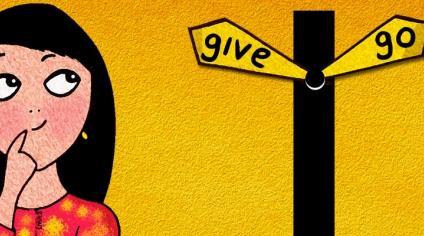 Better to give than to go?