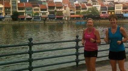 Cancer survivor keeps running