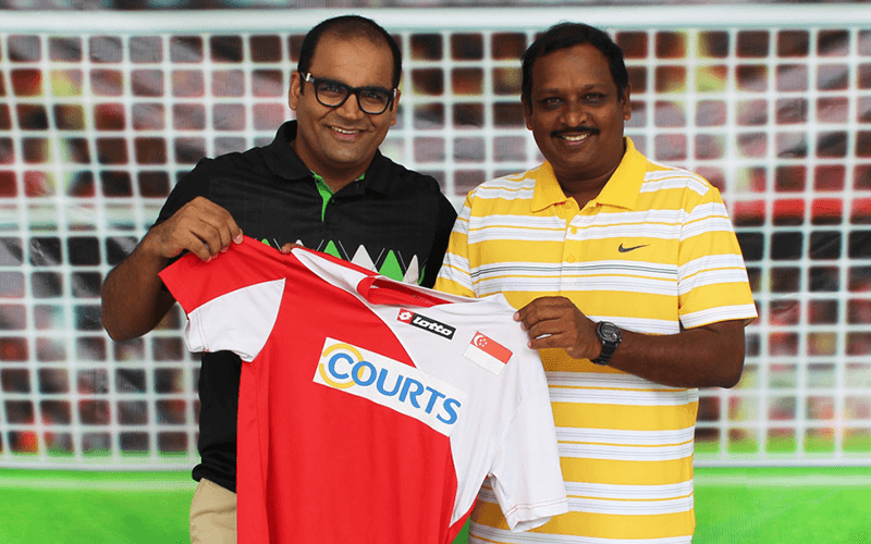 Meet Anshul (left), a storyteller from India who told the story of Coach Zai’s football team, the National Cerebral Palsy Football Team of Singapore.