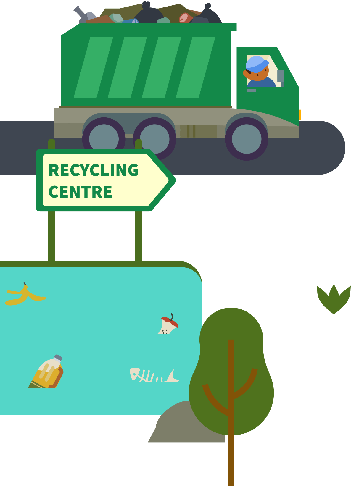Recycling center Recycling center