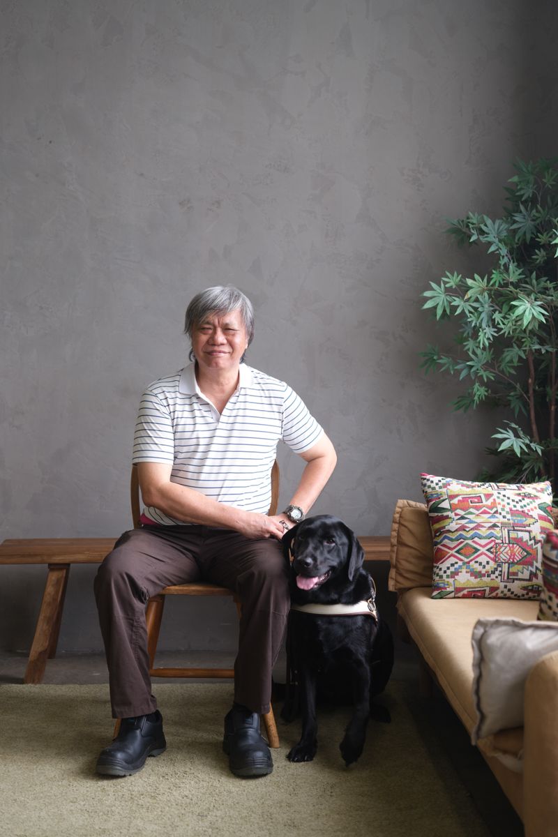 Gary Lim looks towards a more inclusive society that fully embraces both him and his guide dog Matt in public spaces.