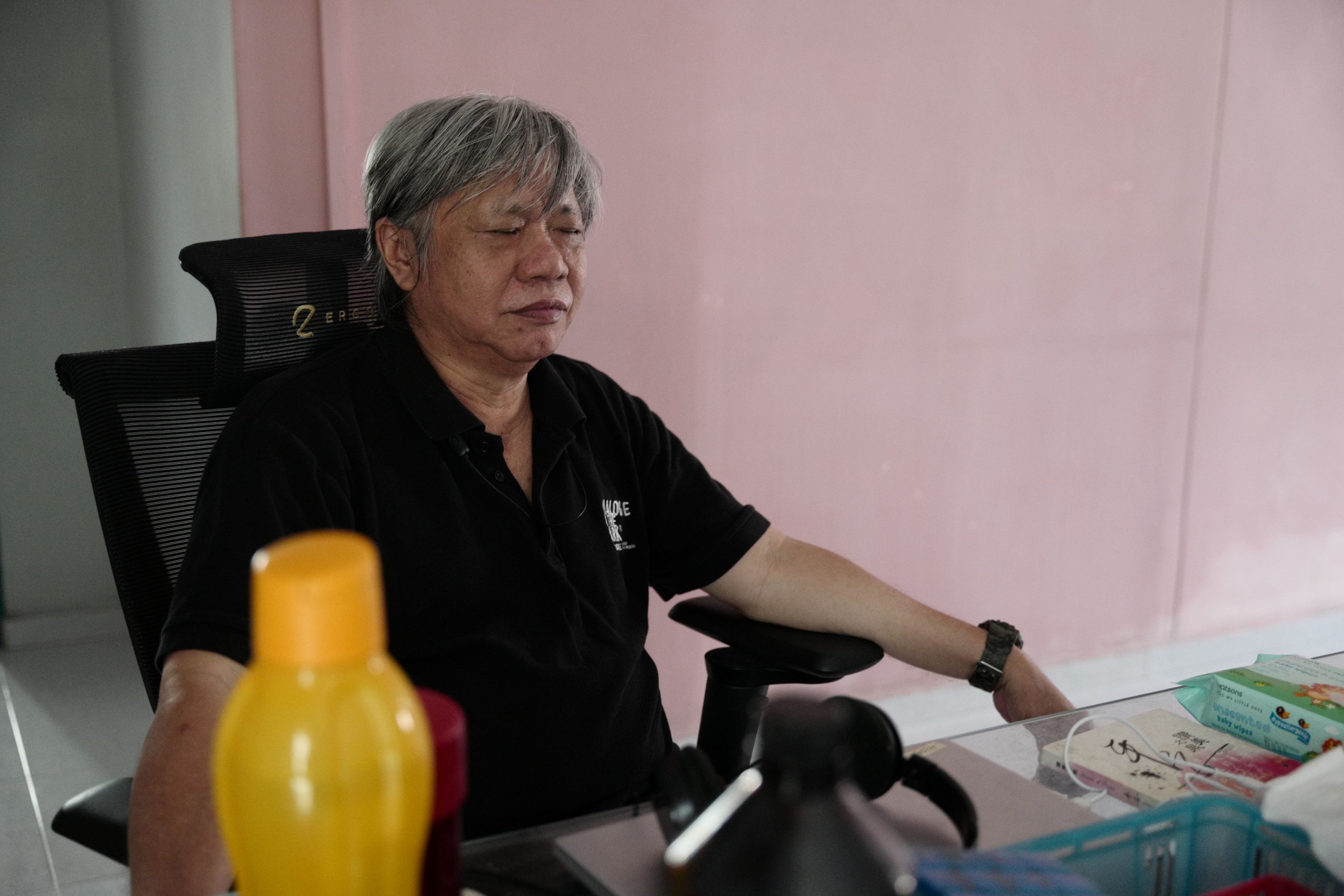 Gary Lim hopes for a more accommodating society for the visually impaired.