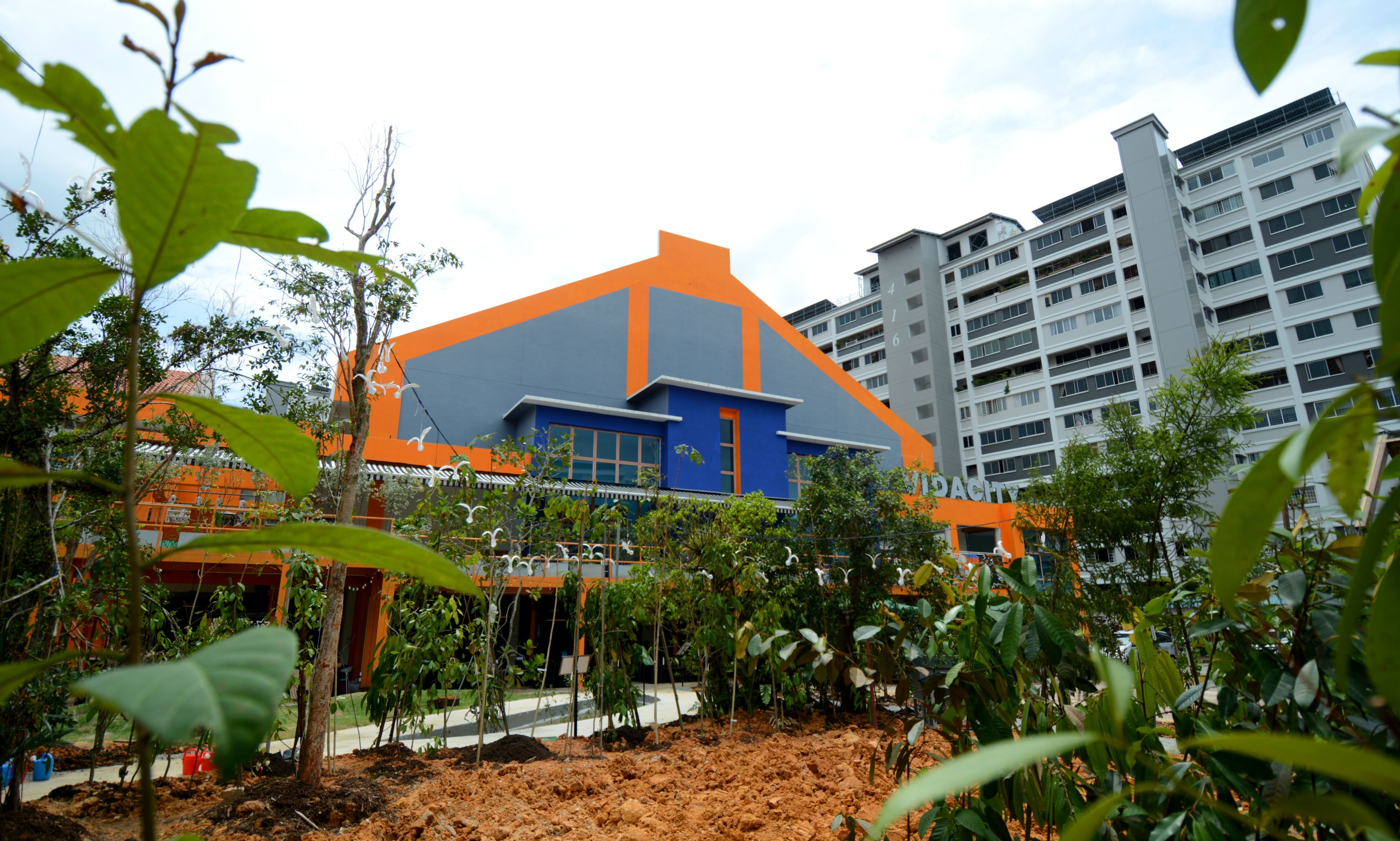 Vidacity sits in the heartland neighbourhood of Pasir Ris, giving start-ups access to the community.
